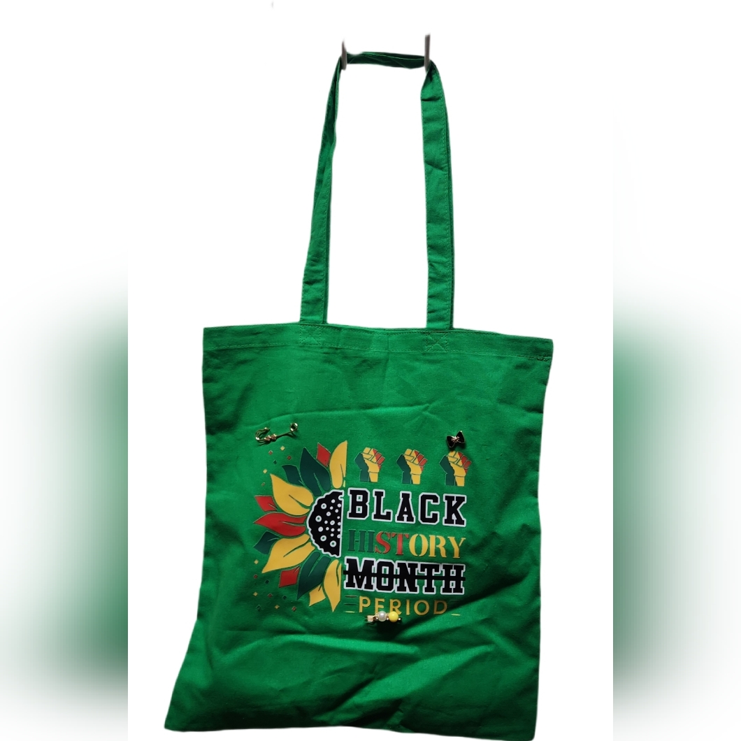 Black History Month Period Custom Tote Bag